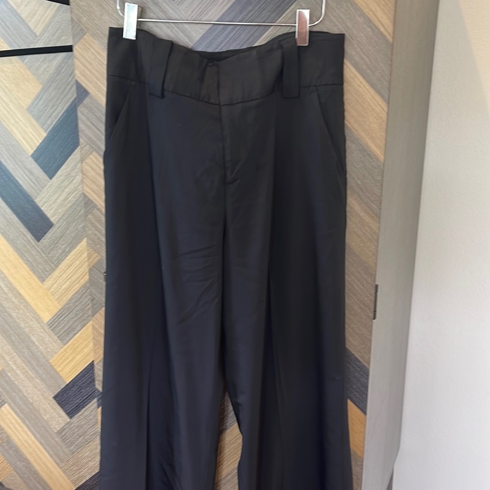Alice and Olivia high waisted wide leg pants